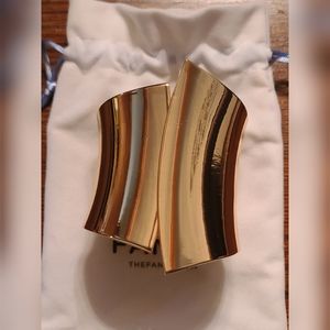 Shiny Gold Cuff Bracelet